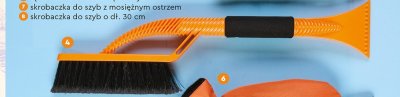 Szczotka ze skrobaczką do szyb ok. 50 cm promocja w Biedronka