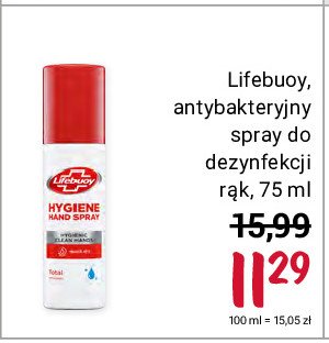 Spray antybakteryjny Lifebuoy promocja