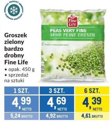 Groszek zielony promocja w Makro
