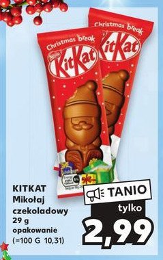 Baton santa claus Kitkat promocja