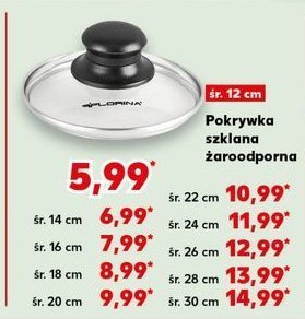 Pokrywka szklana 20 cm Florina (florentyna) promocja