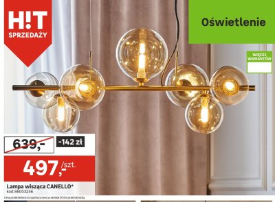Lampa wisząca CANELLO promocja w Leroy Merlin