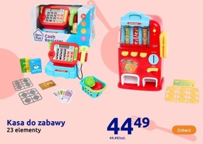 Kasa do zabawy 23 elementy promocja w Action