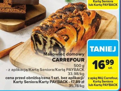 Makowiec promocja w Carrefour