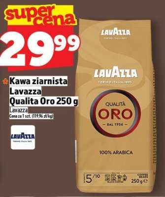 Kawa ziarnista Lavazza Qualita Oro 250g promocja w TOPAZ