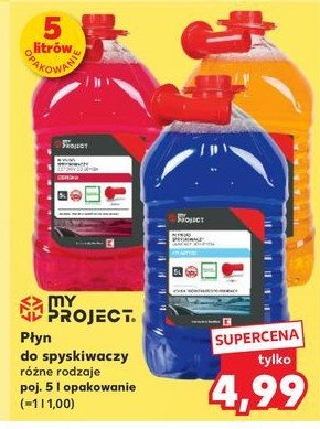 Płyn do spryskiwaczy różowy K-classic myproject promocja w Kaufland