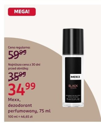 Dezodorant perfumowany 75 ml promocja w Rossmann