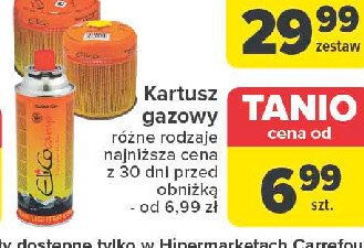 Kartusz gazowy promocja