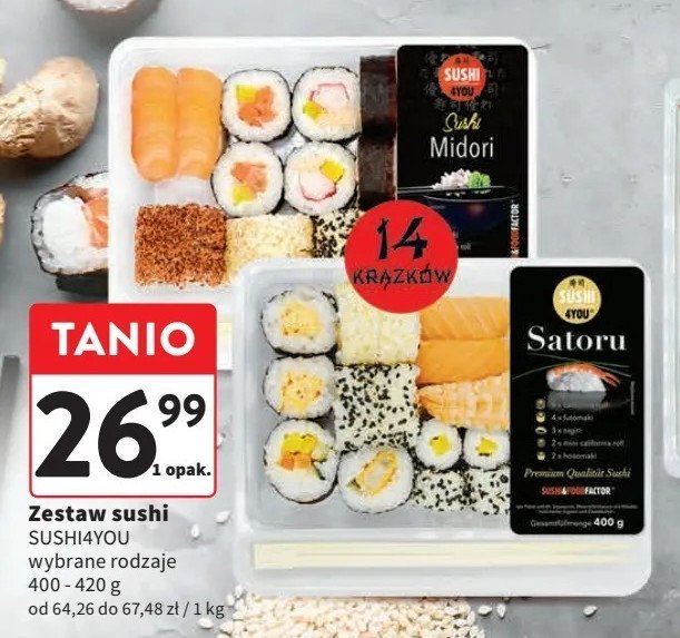 Sushi satoru Sushi 4you promocja