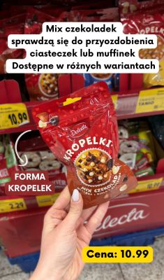 Czekolada mix kropelki  promocja w Kaufland