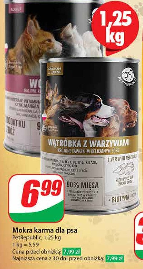 Karma dla kota z wołowiną Pet republic promocja