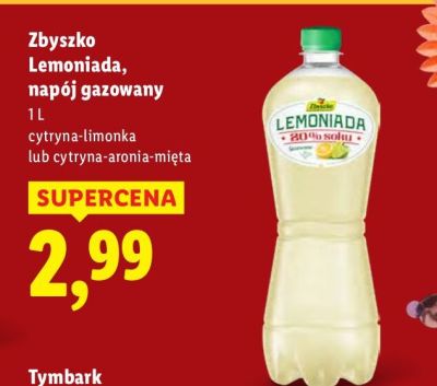 Napój gazowany cytryna-aronia-mięta 1 l promocja w Lidl