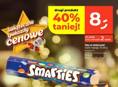 Tuby ze słodyczami Nestlé Smarties promocja w Dealz