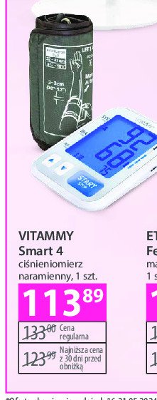 Ciśnieniomierz smart 4 Vitammy promocja