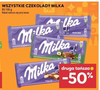Czekolada Milka różne rodzaje promocja w Stokrotka
