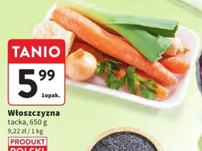 Włoszczyzna tacka promocja w Intermarche