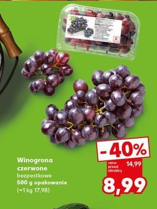 Winogrona czerwone promocja