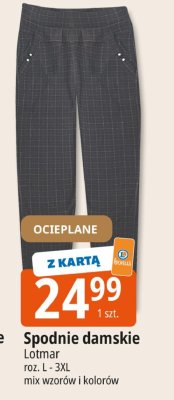 Spodnie damskie Lotmar promocja w Leclerc