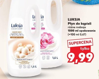 Płyn do kąpieli różne rodzaje 1500 ml promocja w Kaufland