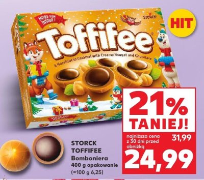 Bomboniera Toffifee Storck 400 g promocja w Kaufland