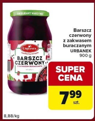 Barszcz czerwony z zakwasem buraczanym URBANEK promocja w Carrefour Express