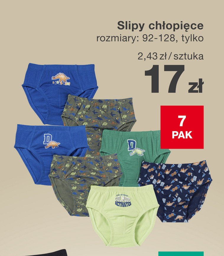 Slipy chłopięce rozm. 92-128 promocja