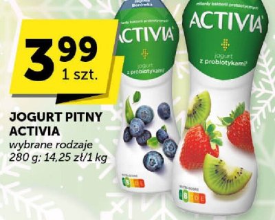 Jogurt pitny Activia wybrane rodzaje promocja w ABC