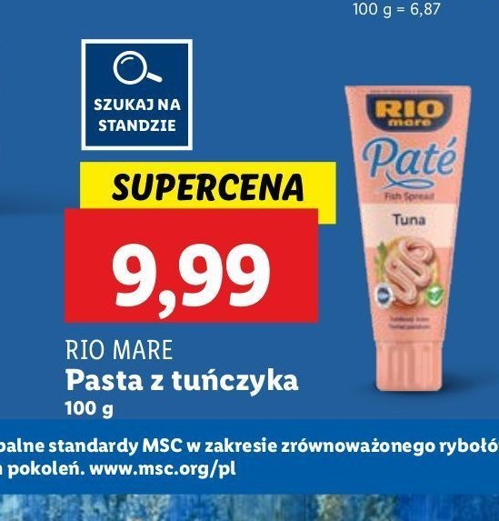 Pasta z tuńczyka Rio mare promocja