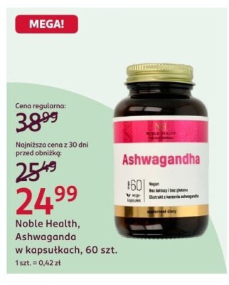 Ashwagandha promocja w Rossmann