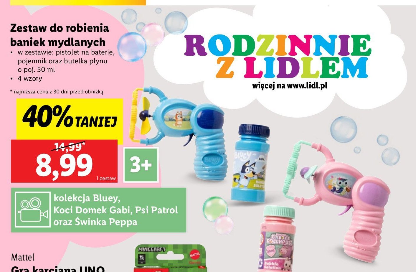 Zestaw do baniek mydlanych promocja w Lidl