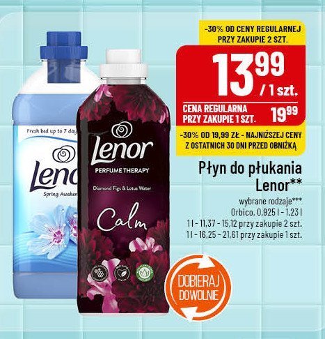 Płyn do płukania diamond figs & lotus water calm Lenor promocja