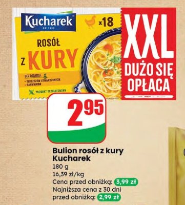 Bulion rosół z kury Kucharek promocja w Dino