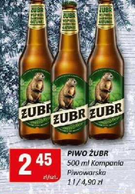 Piwo Żubr Kompania Piwowarska promocja w Chorten