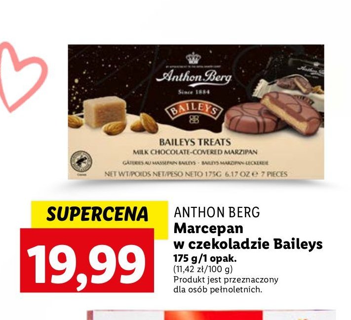 Marcepan w czekoladzie baileys Anthon berg promocja