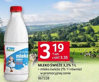 Mleko świeże 3,2% 1l Selgros promocja w Selgros