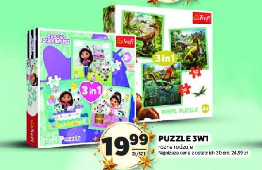 Puzzle mix 3w1 Trefl promocja