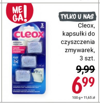 Kapsułki do zmywarek Cleox promocja