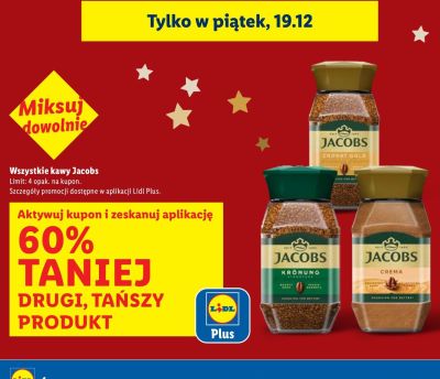 Kawa rozpuszczalna Crema promocja w Lidl