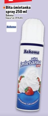 Bita śmietanka spray 250 ml promocja w TOPAZ
