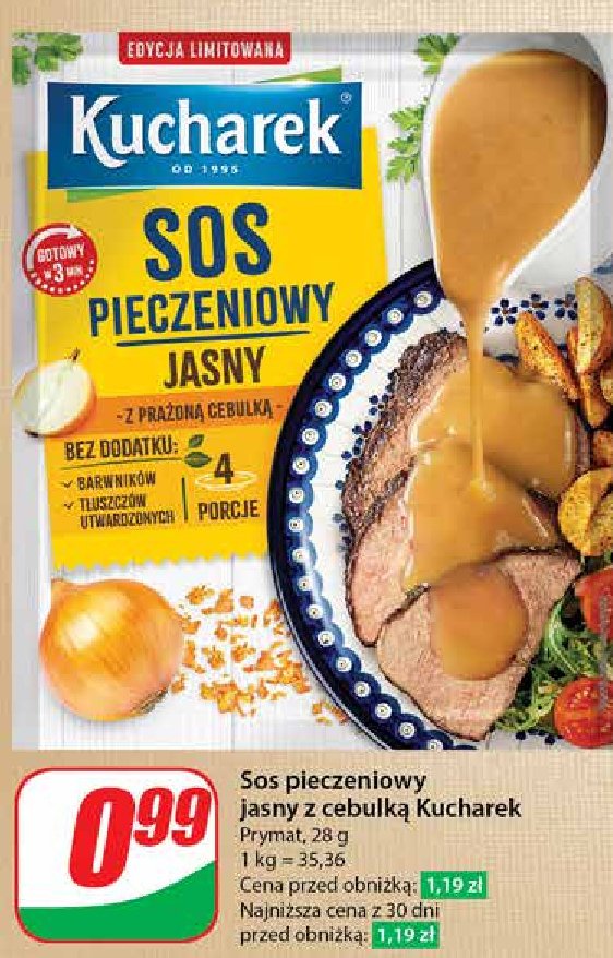 Sos pieczeniowy jasny Kucharek promocja