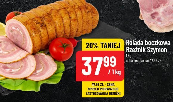 Rolada boczkowa Rzeźnik szymon poleca promocja w POLOmarket