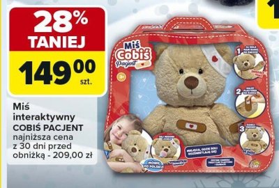 Miś interaktywny COBIS PACJENT promocja w Carrefour