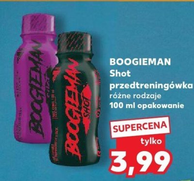 Shot przedtreningówka różne rodzaje promocja w Kaufland