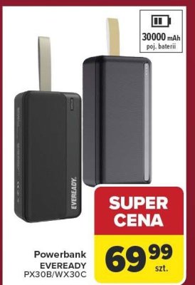 Powerbank EVEREADY PX30B/WX30C promocja w Carrefour