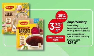 Zupa Winiary - żurek promocja w Żabka