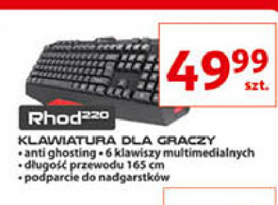 Klawiatura rhod 220 us Genesis promocja