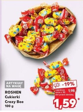 Galaretki crazy bee frutty Roshen promocja