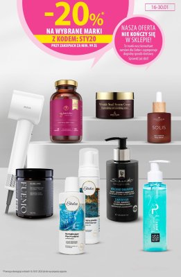 Wybrane rodzaje produktów -20% promocja w Hebe