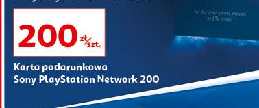 Karta 200 z艂 Sony playstation store promocja