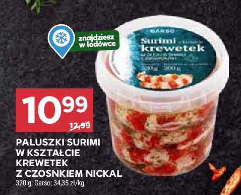 Krewetki surimi GARSO promocja